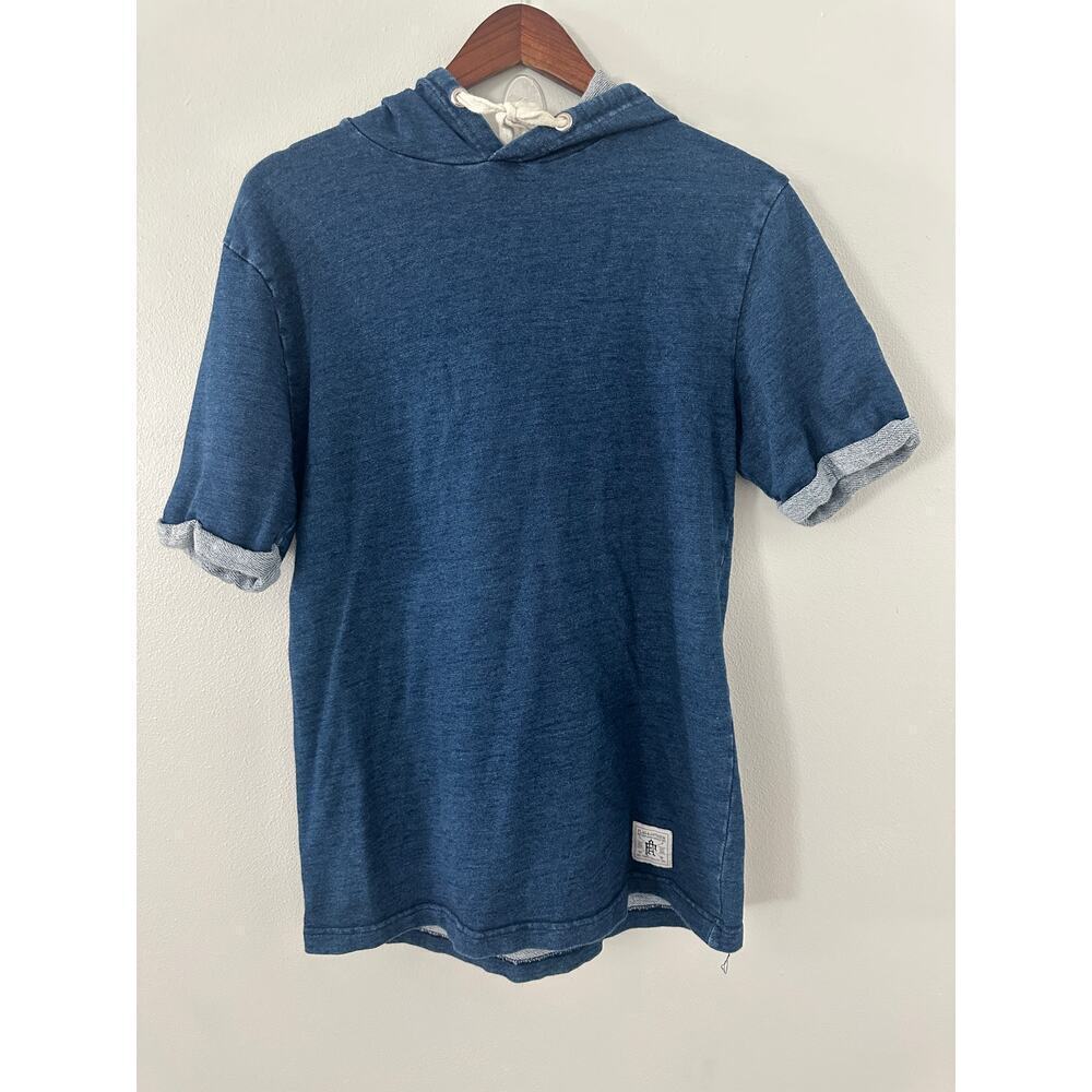 Flag & Anthem Short Sleeve Hoodie size small